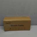 HapiRm Hanging Shower Caddy Over the Door with Soap Holder, No Drilling Adhesive Shower Organizer with 11 Hooks, Rustproof & Waterproof 304 Stainless Steel Bathroom Shelves - Black (2-tier)