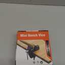 Mini Table Clamp Small Bench Vice New upgraded cast iron manufacturing Jewelers Hobby Clamps Craft Repair Tool Portable Work Bench Vise (mini) (BLACK, MINI 2 INCH)