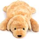 RB Royal Brooks Extra Large Stuffed Teddy Bear Hugging Toy Giant Sleeping Plush Body Pillow for Kids, Ideal for Bedroom Bed, Big Brown Fluffy and Soft for Boys Girl (Dog), 15 inches