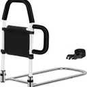 Bed Rail for Elderly Adults  Adjustable Bed Assist Handle with Non-Slip Foam Grip, Storage Pocket & Safety Strap Tool-Free Installation Bedside Rail for Seniors, Injured or Pregnant Users