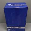 Tiawudi 12 Pack Plastic Storage Bins, Multi-Use Organizer Bins, Pantry Organizer, Clear Storage Containers for Home, Kitchen, Office, Cabinet, Shelf and Fridge Organization