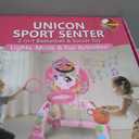 AONTESS Toddler Basketball Hoop & Soccer Goal: Activity Center with Ring Toss – Unicorn Sports Play Set | Toys for Baby Toddlers 12-18 Months & Boys Girls Ages 1-3 | Indoor Outdoor Birthday