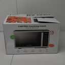 Chefman Countertop Microwave Oven 0.9 Cu. Ft., 900 Watts with 10 Power Levels, 6 Cooking Presets with One-Touch Express Cook, Eco Mode, Child Safety Lock, & Mute Button - Black