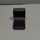 Ring Box Wedding Engagement Box Green, Square Leather Velvet Jewelry Ring Bearer Box, Premium Gorgeous Vintage Double Slots Ring Box for Proposal, Ceremony, Anniversary, Gift