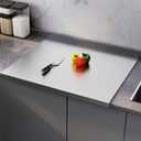 Cutting Board with Lip304 Stainless Steel Cutting Board for KitchenL Shape Pastry BoardKneading Board Cutting MatsStainless Steel Chopping Board Metal Cutting Board (40 * 50cm/15.7 * 19.7in)