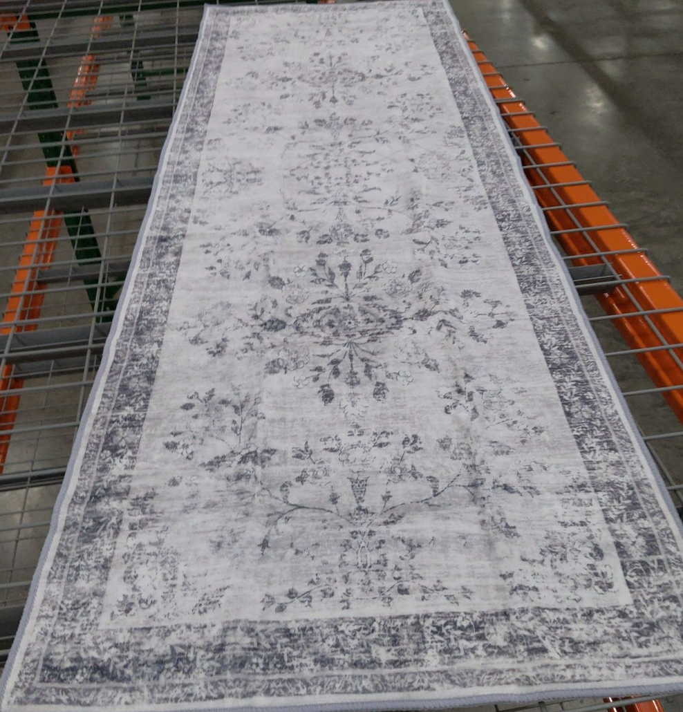 Washable Runner Rug Boho Non Slip Long Floor Rug with Rubber Backing Faux Wool Vintage Carpet Runners for Entryway Indoor Bedroom Foyer Living Room, Size 24x70