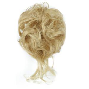 Women Bun Extensions Messy Curly Elastic Hair Scrunchies Hairpieces Synthetic Chignon Donut Updo Hair Pieces (27T613)