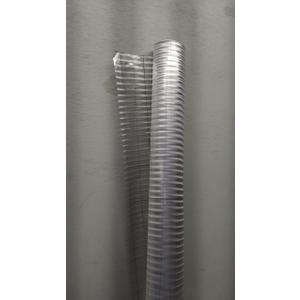 VELIMAX Reeded Glass Privacy Film, Frosted Window Vinyl, 3D Decorative Window Decals Non Adhesive for Bathroom, Living Room 17.7x78.7 inches