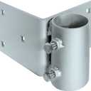 Stationary Dock Heavy Duty Hardware Side Leg Pipe Holder,Floating Dock Brackets Hardware,Dock Pipe Brackets Sleeve Holder for Pipe Pole Post,7/16" Holes for 3/8" Carriage Bolts