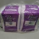 Poise Incontinence & Postpartum Pads for Bladder Leaks, 4 Drop Moderate Absorbency, Long Length, 108 Count