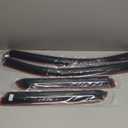 Lightronic Extra Durable Clip-on in-Channel Auto Vent Window Visor, Fits 2019-2025 Ram 1500 Quad Cab (Not Fit 1500 Classic Model), UV-Protect Rain Guard, Original Wind Deflector, Dark Smoke, 4-Pcs