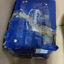 Hobestluk 5ft Bean Bag Chairs for Adults Large Beanbag Chair with Stripe Plush Cover Big Bean Bag Chair for Living Room Bedroom Dorm Office -Grey (50 x 50 x 24)