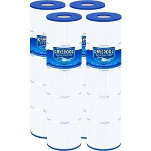 Cryspool 07080 Filter Compatible with Jandy CL460, CV460, A0558000, R0554600, PJAN115, C-7468, FC-0810, 4X115 sq.ft Pool Filter Cartridges, 4 Pack