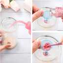 DIY Glitter Snow Globe Tumbler Supplies Kit  16oz High Borosilicate Pre-Drilled Glass Cup with Squeeze Bottle, Funnel, Bent Syringe, Tweezer & Seal Plug for Custom Crafts, Gifts & Holiday Parties