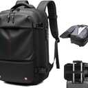 Vacuum Seal Backpack 60l Compression Backpack For Travel Backpack With Vacuum System Anti Theft Carry-On Backpack (Black)