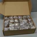 Jetec 48 Pcs Mini Red Green Pink Mercury Glass Ornaments 6 Style Vintage Glass Christmas Mini Mercury Balls Bulk 1.2" Hanging Ornaments Balls for Christmas Tree Xmas Party