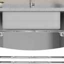 2 Packs Undermount Sink Brackets, Heavy Duty Stainless Steel Sink Support Installation Kit, 28-39.8in Adjustable Undermount Sinks Repair Parts Kit for Kitchen Bathroom RV