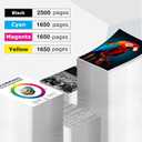 936XL (936e) Ink Cartridges Combo Pack Replacement for HP 936 e XL for OfficeJet 9122e Pro 9125e 9130e 9120b 9120e 9128 9128e 9110b 9110e 9130 9130b 9135 9135e for HP936 Black Cyan Magenta Yellow