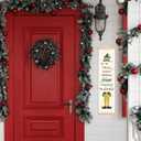 Elf Quote, Christmas Canvas Banner, Christmas Door Hanger Decoration, Canvas Porch Banners For Indoor Outdoor, Xmas Rustic Home Wall Decor, Elf Sign, Farmhouse Wall Hanging Banner 7.831.5 Inches (Style 21)