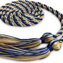 Endea Graduation Single Honor Cord Three-Color (Royal Blue/Gold/White)