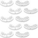 10 Packs Charcoal Water Filter Replacement for Pioneer Pet Compatible with Ceramic & Stainless Steel Raindrop Fountains