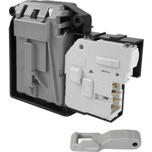 EBF61315802 Washer Door Lock Switch Assembly with Door Hook, Fit for L.G Front Load and Kenmore Washers WM3080CW WM3770HVA WM3770HVA WM3500CW WM3400CW WM3770HVA WM1388HW
