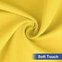 homing Rectangle Table Cloth Cover, Water-Resistant Polyester Elastic Fitted Tablecloth, Fits for 6 Foot Folding Tables, Washable Table Protector for Picnic, Camping, Outdoor (Yellow, 30" x 72")