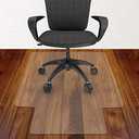 Azadx Office Chair Mat for Hardwood Floor and Tile Floor 30 x 48'', Plastic Mat for Office Chair Easy Glide on Hard Floors, Clear Desk Chair Mat for Wood Floors Heavy Duty
