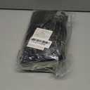 Tablecloths for Rectangle Tables, 54 x 108 Inches, Resistant Polyester Fabric for 6 Foot Tables Covers for Parties, Events (5PC Black)