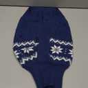 Warm Winter Dog Sweater - Cold Weather Pet Clothes for Small Medium Large Dogs Indoor Outdoor, Soft Classic Knit Puppy Apparel, Blue, ML