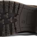 mysoft Women's Chelsea Ankle Boots Side Zipper Chunky Block Low Heel Booties Lug Sole Short Boots (Brown)