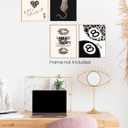 Trendy Leopard Print Lucky Girl 8 Ball Lips Cheetah Ace of Hearts Playing Card Wall Art Prints Set of 4, Funky Y2K Aesthetic Leopard Poster Wall Decor for Girls Room Dorm Apartment, 8x10 Unframed