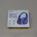 EarFun K4 Kids Bluetooth Headphones, Wireless Headphones with LED Lights, 74/85/94dBA Volume Limited, Built-in Mic, 90H Playtime, Bluetooth 5.4 Over Ear Headphone for iPad/Tablet/PC/School