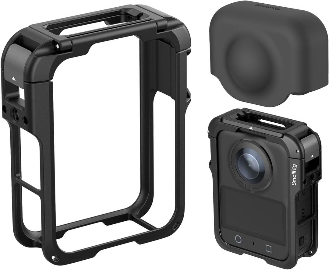 SMALLRIG Camera Cage for DJI Osmo 360, Aluminum Case Protective Frame Mount, Expansion Housing Shell for OSMO 360-5704
