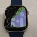 Apple Watch Series 10 [GPS, 46mm] - Silver Aluminum Case with Denim Sport Band, M/L 