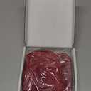 5.3" x 4.7" Small Travel Jewelry Case, Velvet Pouch with Tassel Zipper, Portable Organizer for Rings Earrings, Anti-Scratch Storage for Travel & Daily Use (Burgundy Red)