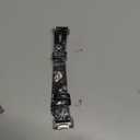 Wearlizer Compatible with Fitbit Charge 6/Charge 5 Bands - Slim Leather Watch Band Accessories for Women & Men, White Floral