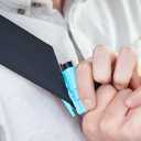 2 x resqme The Original Emergency Keychain Car Escape Tool, 2-in-1 Seatbelt Cutter and Window Breaker, Made in USA, Pink - Compact Emergency Hammer