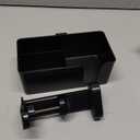 KDD 4 in 1 Desk Cup Holder - Clamp on Under Desk Headphone Hanger - Rotating Headphone Holder Detachable Pen Cup Holder Desktop Storage for Cup, Phone and Pen(Black)