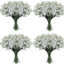 Babys Breath Artificial Flowers,30 Pcs Gypsophila Real Touch Flowers for Wedding Party Home Garden Decoration (16.6inch, White)