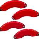 AOOA Caliper Covers Red Brake Aluminum Covers Fits 2023-2026 Ford F-250(Set of 4)