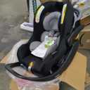 Chicco KeyFit Max Zip ClearTex Infant Car Seat and Base, Rear-Facing Seat for Infants 4-30 lbs., Infant Head and Body Support, Compatible with Chicco Strollers, Baby Travel Gear, Apex/Black, Manufacture Date JAn/2026