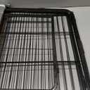 NEWBULIG Dog Playpen 8 Panels 24" Height Foldable Heavy Duty Metal Dog Exercise Playpen Puppy Fence for Indoor Outdoor Yard