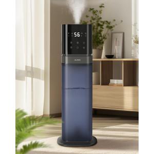 Humidifier Large Room Bedroom, Cool Mist Humidifiers for Home Bedroom with Extended Tube, Room Cool Mist Humidifier with Night Light, School, Office, Warehouse, 2.1Gal/8L