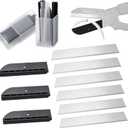 Feekoon 9 Pcs 3-7/ 8" Replacement Blades & Anvils, Cutting Tool Compatible with Craftsman Handi-Cut 401/ 37251/ 37301/ 40178, Compatible with Ronan 401