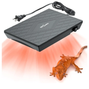 REPTI ZOO Reptile Heat Panel Adjustable Temperature Reptile Heating Plate, Non-Light Heating Solution with Expanded Heating Range for Hermit Crabs/Leopard Geckos/Turtles/Snakes/Lizards