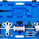 Slide Hammer Puller Set 19 PCS Front Wheel Hub Bearing Remover & Rear Wheel Axle Hub Dent Shaft Puller Tool Kit Slide Hammer