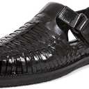 Deer Stags Men's Tijuana Sandal (9, Black - Bamboo2)