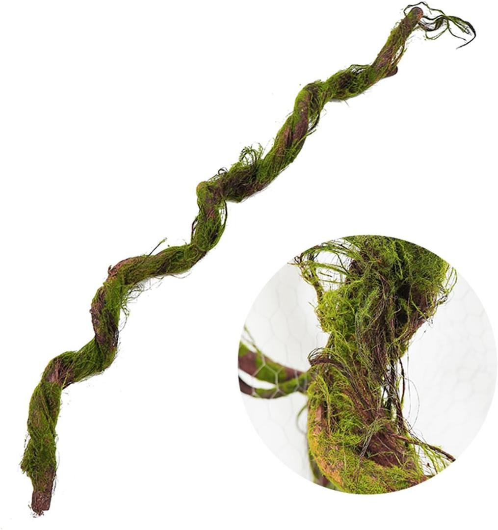 74.8" Large Fake Cherry Blossom Tree Artificial Branches Vine Room Door Wall Ceiling Hanging Plants Twigs Rattan Thick Trunk for Garden Wedding X'Mas Halloween Outdoor Jungle Decoration