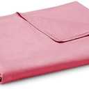 YnM Cotton Duvet Cover for Weighted Blankets (Bradied Apricot, 48''x72'')